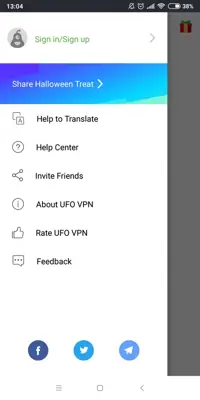 UFO VPN android App screenshot 0