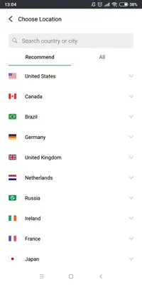 UFO VPN android App screenshot 1